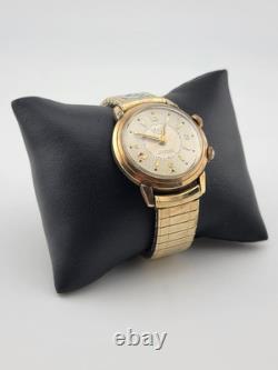 Rare Vintage 1970's Louis Incabloc Antimagnetic 17j Alarm Swiss Watch. Working