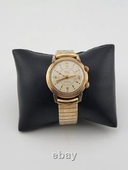 Rare Vintage 1970's Louis Incabloc Antimagnetic 17j Alarm Swiss Watch. Working