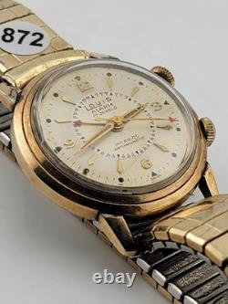 Rare Vintage 1970's Louis Incabloc Antimagnetic 17j Alarm Swiss Watch. Working