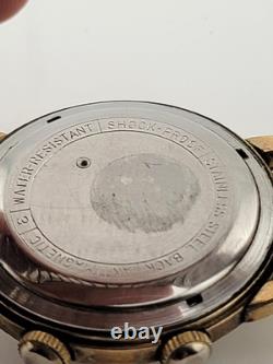 Rare Vintage 1970's Louis Incabloc Antimagnetic 17j Alarm Swiss Watch. Working