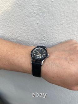 Rare Vintage 1970s Women's Pennant Tiger Cal. EB 8385 Swiss Made Diver 28mm Watch