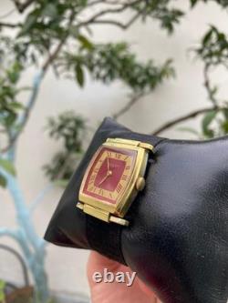 Rare Vintage 1973 Jean Perret Geneve 17 Jewels Cal. 82 Swiss Made Tank 25mm Watch