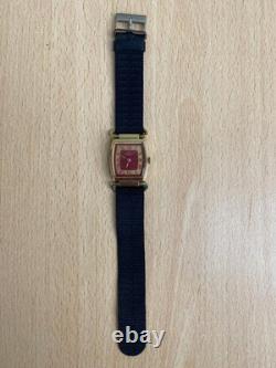 Rare Vintage 1973 Jean Perret Geneve 17 Jewels Cal. 82 Swiss Made Tank 25mm Watch