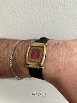 Rare Vintage 1973 Jean Perret Geneve 17 Jewels Cal. 82 Swiss Made Tank 25mm Watch
