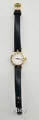 Rare Vintage 1978 Gucci Gold & Black Enameled Women's Swiss Watch