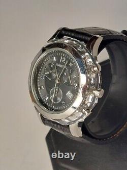 Rare Vintage 2005-08 SWAROVSKI Crystal Chronograph Swiss Made Clean withBox