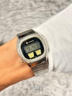 Rare Vintage 80's RADO Swiss Digital Quartz Men's Watch Full Working