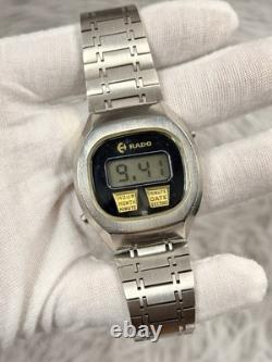 Rare Vintage 80's RADO Swiss Digital Quartz Men's Watch Full Working