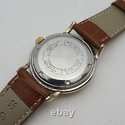 Rare Vintage A. HIRSCH Co Men's Automatic watch ETA 1256 17Jewels swiss 1950s