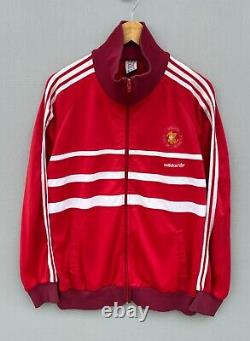 Rare Vintage ADIDAS SFV. ASF Swiss Full Zip Track Jacket Red Size XXL