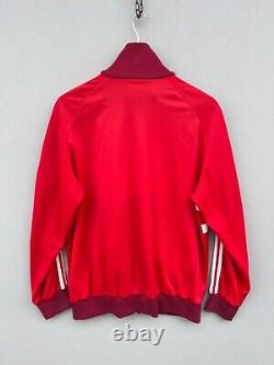 Rare Vintage ADIDAS SFV. ASF Swiss Full Zip Track Jacket Red Size XXL