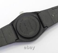 Rare Vintage APPLE WATCH Collectible Swiss Quartz BLACK GRILAMID Macintosh