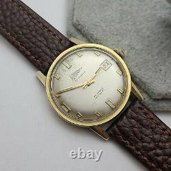 Rare Vintage AUDITION Men's Automatic watch 25jewels date ETA 2472 swiss 1960s