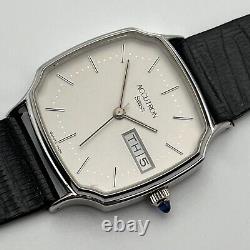 Rare Vintage Accutron P1 Swiss Day/Date Quartz Women's Watch
