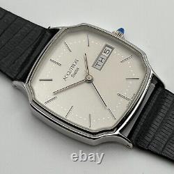 Rare Vintage Accutron P1 Swiss Day/Date Quartz Women's Watch