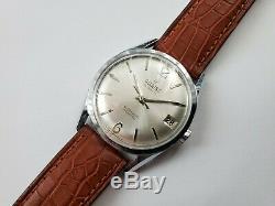 Rare Vintage Allaine Mens Watch Automatic 25 Jewels Felsa F4007N Swiss Movement