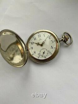 Rare Vintage Antique Pocket Watch Omega? 15 Jewels 1913 Military Swiss