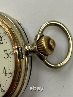 Rare Vintage Antique Pocket Watch Omega? 15 Jewels 1913 Military Swiss