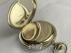 Rare Vintage Antique Pocket Watch Omega? 15 Jewels 1913 Military Swiss