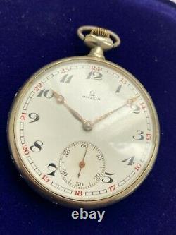 Rare Vintage Antique Pocket Watch Omega? 15 Jewels 40.6l. T Swiss Box Sale