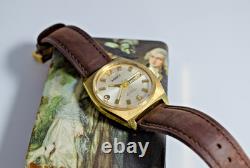 Rare Vintage Arnex Automatic AS 2066 Swiss 25 Jewel Day-Date Luxury Watch