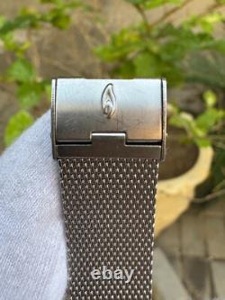 Rare Vintage Aroma Tiger Eye Stone Dial Manual Winding Swiss Made Watch 31MM