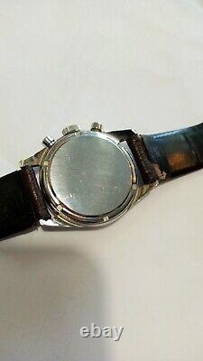 Rare Vintage Authentic Mens Swiss HEUER CARRERA Mechanical Chronograph Watch