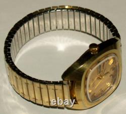 Rare Vintage BULOVA SET-O-MATIC N6 DUAL DAY SWISS MADE Automatic Wrist Watch
