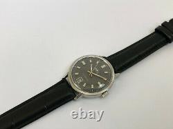 Rare Vintage BWC Automatic All Steel Grey 25J ETA 2452 Swiss Made Men`s Watch