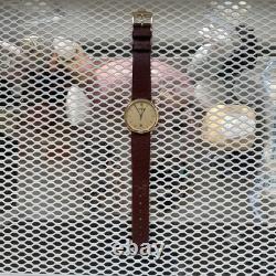 Rare Vintage Birks Quartz Watch Swiss Made, 14kt Gold Back