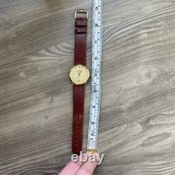 Rare Vintage Birks Quartz Watch Swiss Made, 14kt Gold Back
