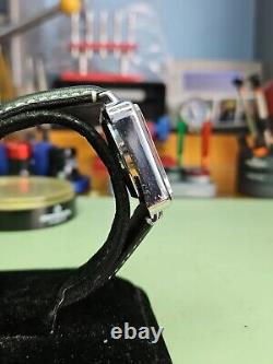 Rare & Vintage Buler DresslCasual Watch WithDate Blue Dial Swiss Made