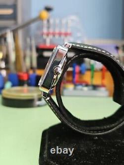Rare & Vintage Buler DresslCasual Watch WithDate Blue Dial Swiss Made