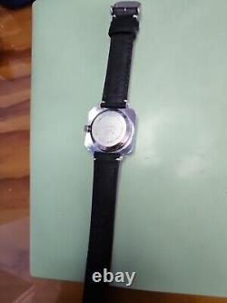 Rare & Vintage Buler DresslCasual Watch WithDate Blue Dial Swiss Made
