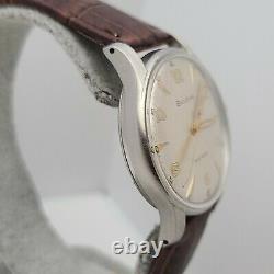 Rare Vintage Bulova 10 AUC Men's Automatic watch 17 jewels swiss made 1950s