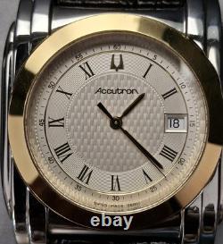Rare Vintage Bulova Accutron Quartz Swiss Wristwatch New Battery