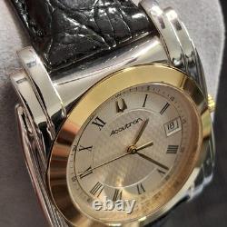 Rare Vintage Bulova Accutron Quartz Swiss Wristwatch New Battery