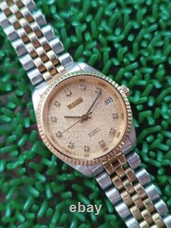 Rare Vintage Bulova Computer Dial Automatic 25 Jewels MID Size Swiss Made Watch