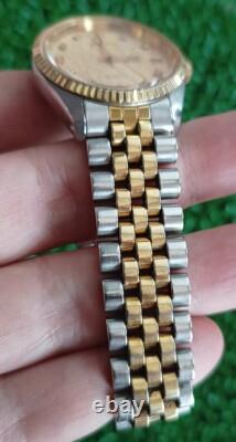 Rare Vintage Bulova Computer Dial Automatic 25 Jewels MID Size Swiss Made Watch