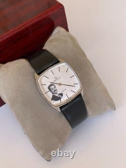 Rare Vintage Certina Jubilé Saddam Hussein Iraq Portrait Watch 32mm Swiss Manual