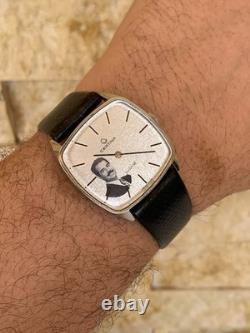 Rare Vintage Certina Jubilé Saddam Hussein Iraq Portrait Watch 32mm Swiss Manual