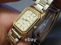 Rare Vintage Certina Swiss Quartz Gold Plated Ladies Watch