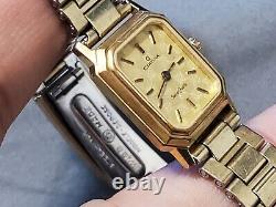 Rare Vintage Certina Swiss Quartz Gold Plated Ladies Watch