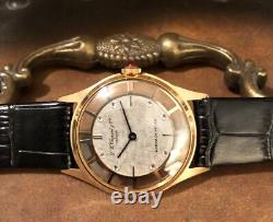 Rare Vintage Chopard Movement Manual Wind In GF Skeleton Back Swiss Made Watch
