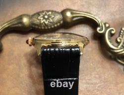 Rare Vintage Chopard Movement Manual Wind In GF Skeleton Back Swiss Made Watch