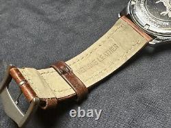 Rare Vintage Colt Outback Swiss Made Wrist SS Watch Genuine Leather Band