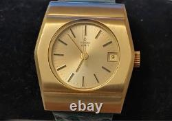 Rare Vintage Concord 17.85.210 Gold Plated Swiss Quartz Ladies Watch