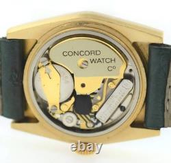 Rare Vintage Concord 17.85.210 Gold Plated Swiss Quartz Ladies Watch