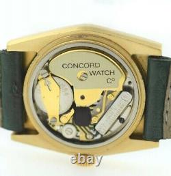 Rare Vintage Concord 17.85.210 Gold Plated Swiss Quartz Ladies Watch New Old