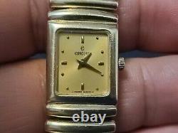 Rare Vintage Concord 47.4 Gram 14K Gold Swiss Made Quartz Ladies Watch